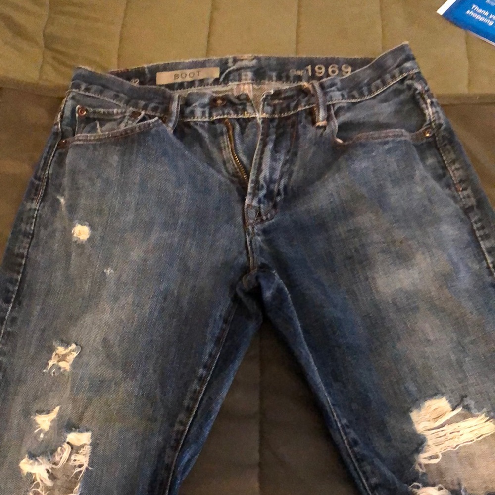 Men's Distressed Jeans